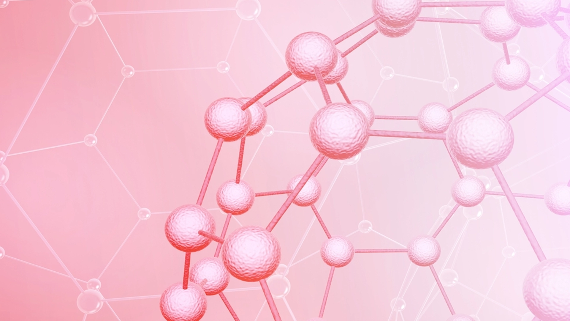 Kozmetik ürünlerinde arka planda renkli molekül veya kromozom