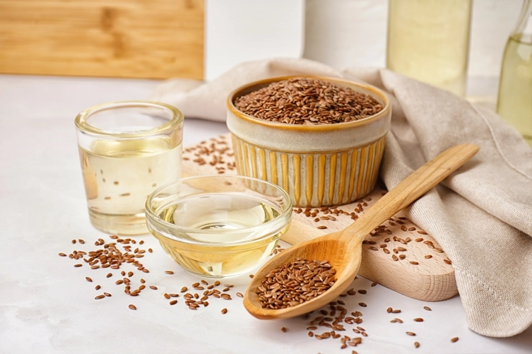 Keten tohumundan elde edilen keten tohumu yağı