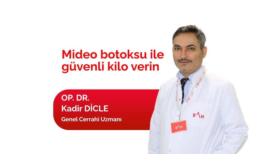 Mideo botoksu ile güvenli kilo verin