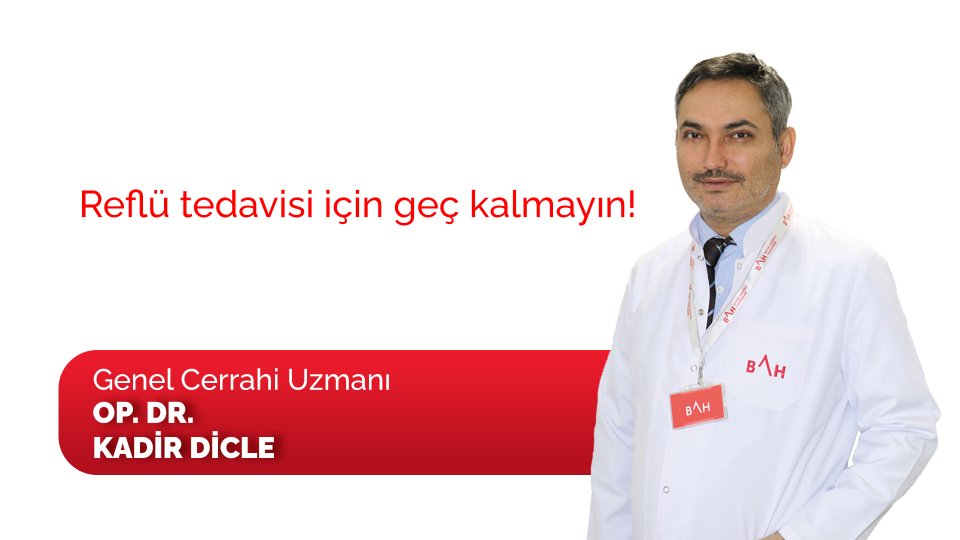 Reflü tedavisi için geç kalmayın!